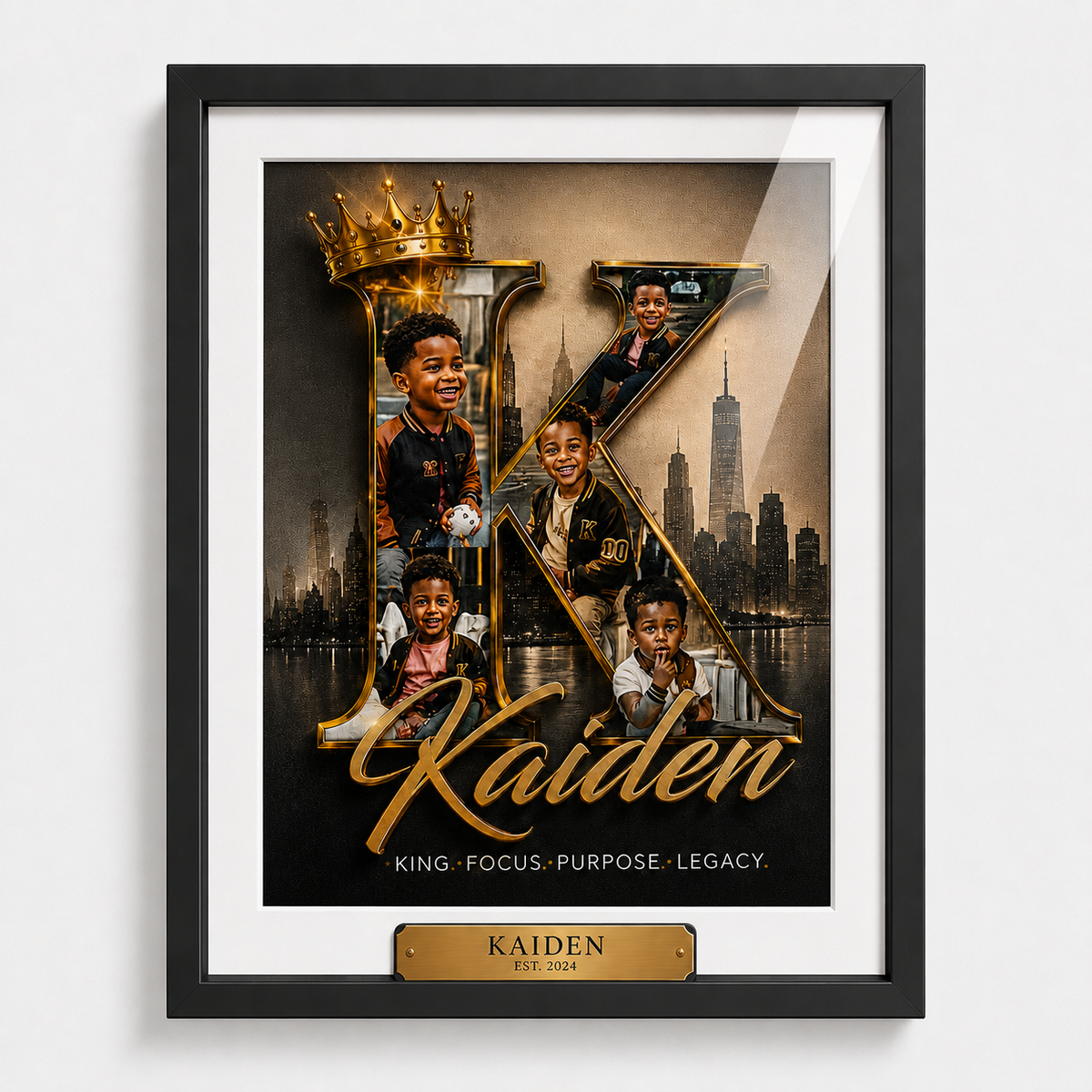 ACRYLIC PRINT (FRAMED + NAMEPLATE)